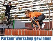 Parkour - Die Kunst der Fortbewegung. ganz-muenchen.de und CAPS verlosen 5 Plätze beim Parkour Workshop am 21.07.2007 in München (Foto: Caps)